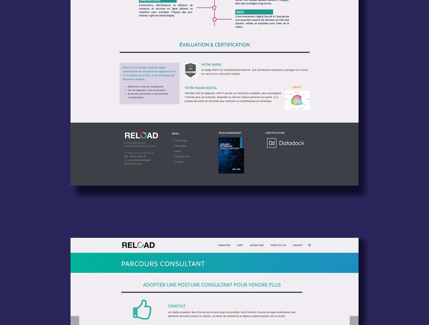 RELOAD Consultants, réalisation Mooverflow
