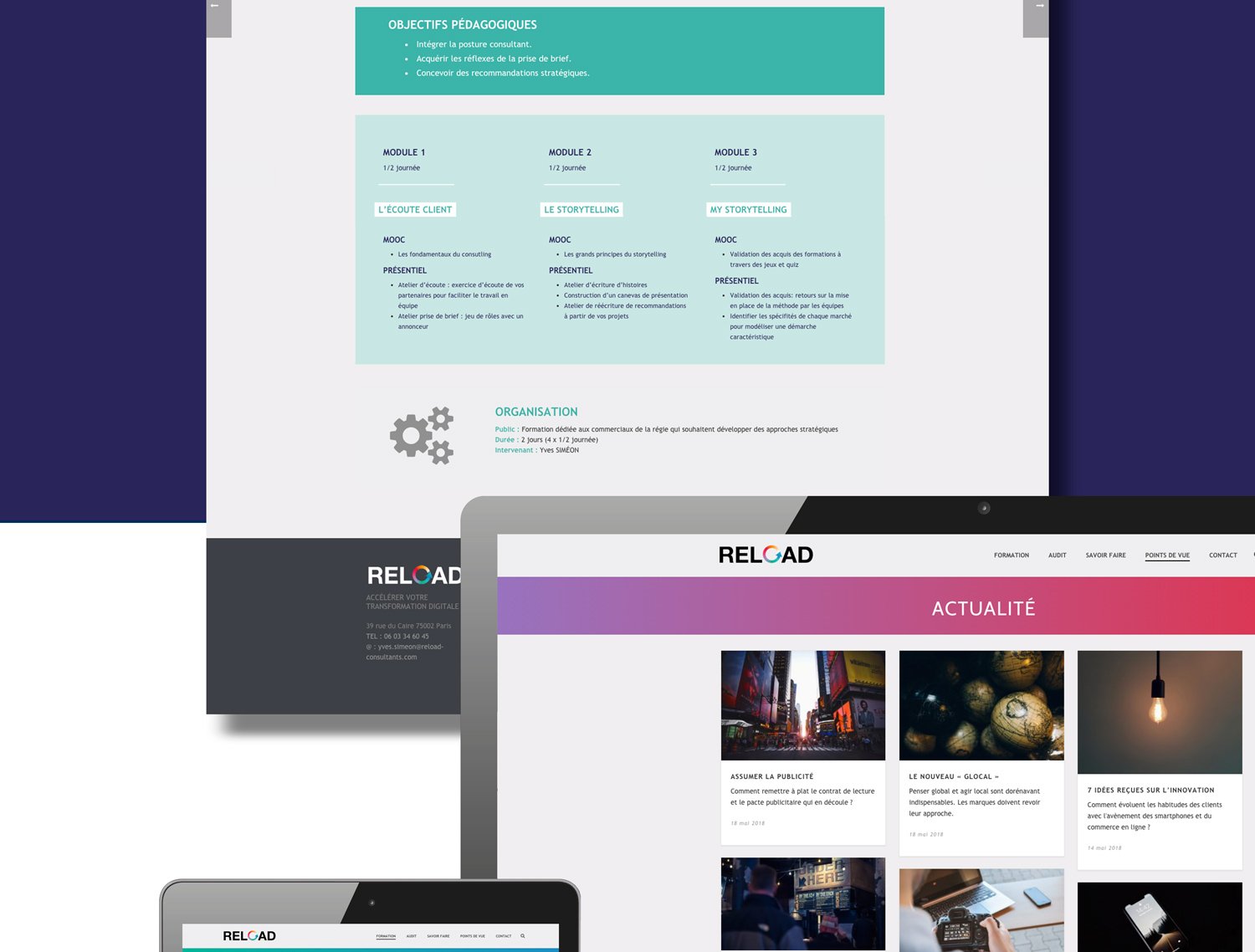 RELOAD Consultants, réalisation Mooverflow