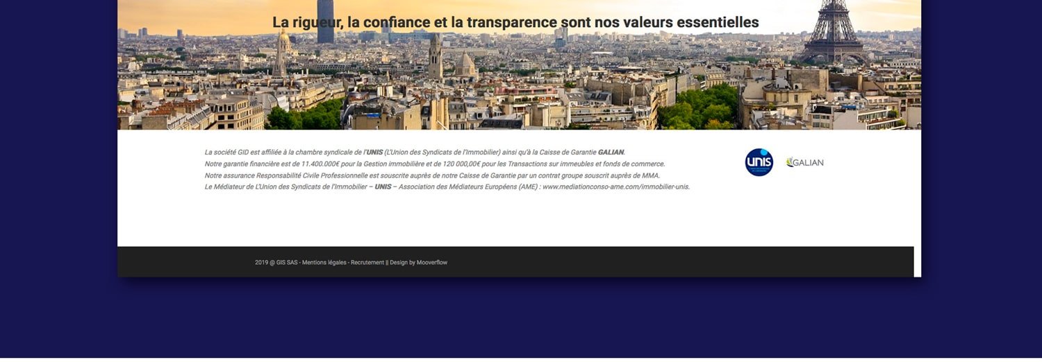 GID, réalisation Mooverflow