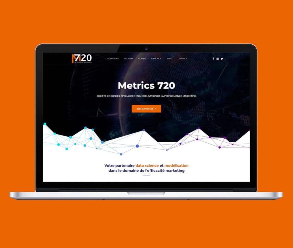 Page d'accueil du site M720 · Nouvelle identité, réalisé par Mooverflow