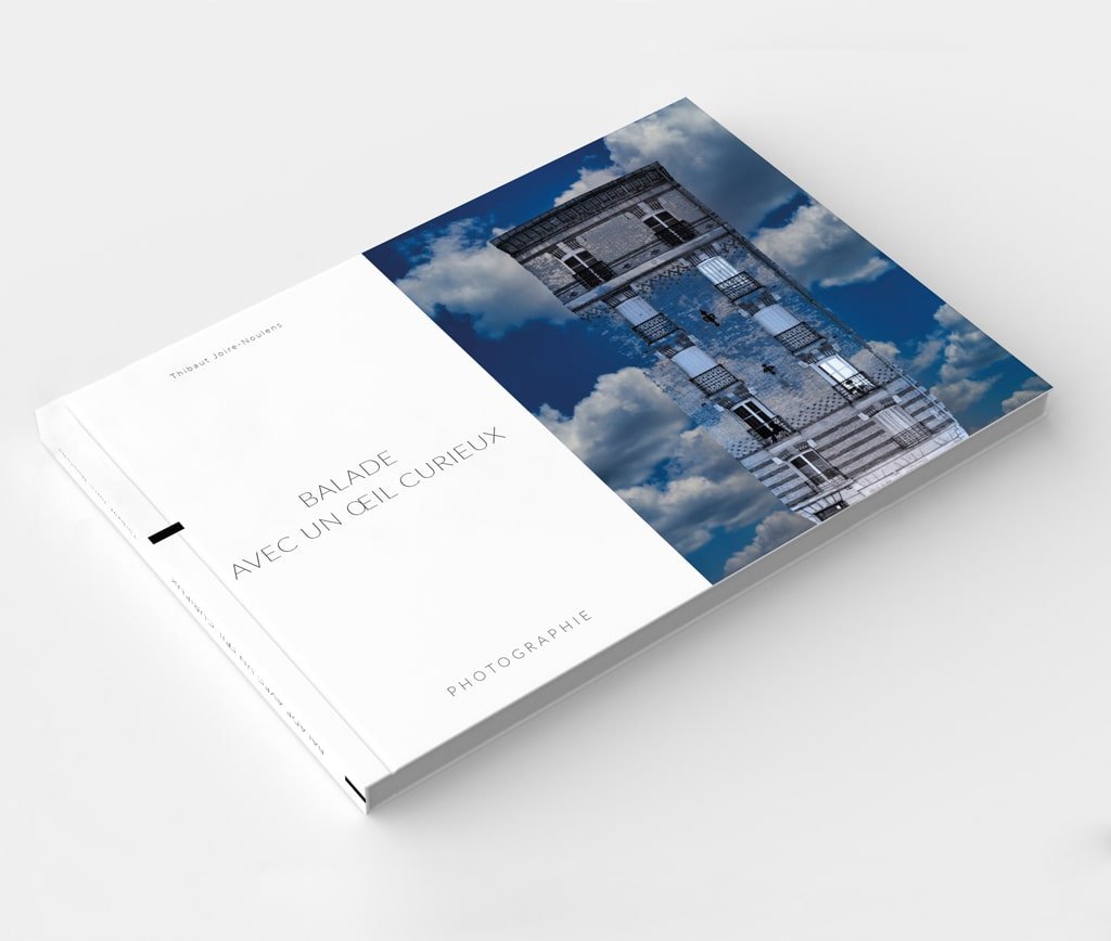 Page d'accueil du site Librairie Solvay · Livre « Balade avec un œil curieux », réalisé par Mooverflow