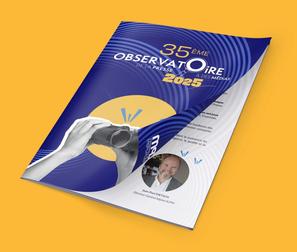 Page d'accueil du site ACPM · Book Observatoire 2025, réalisé par Mooverflow