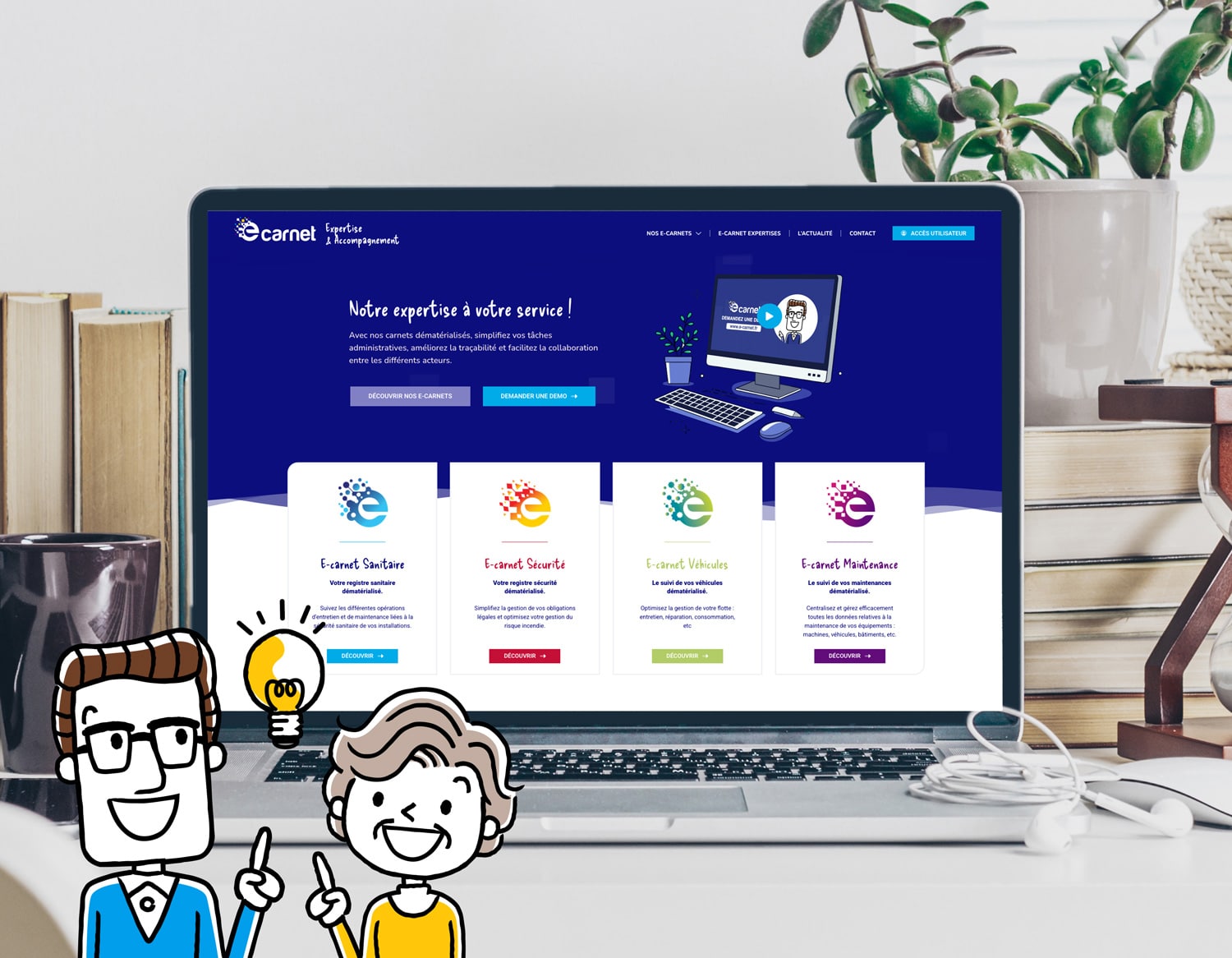 E-CARNET, réalisation Mooverflow