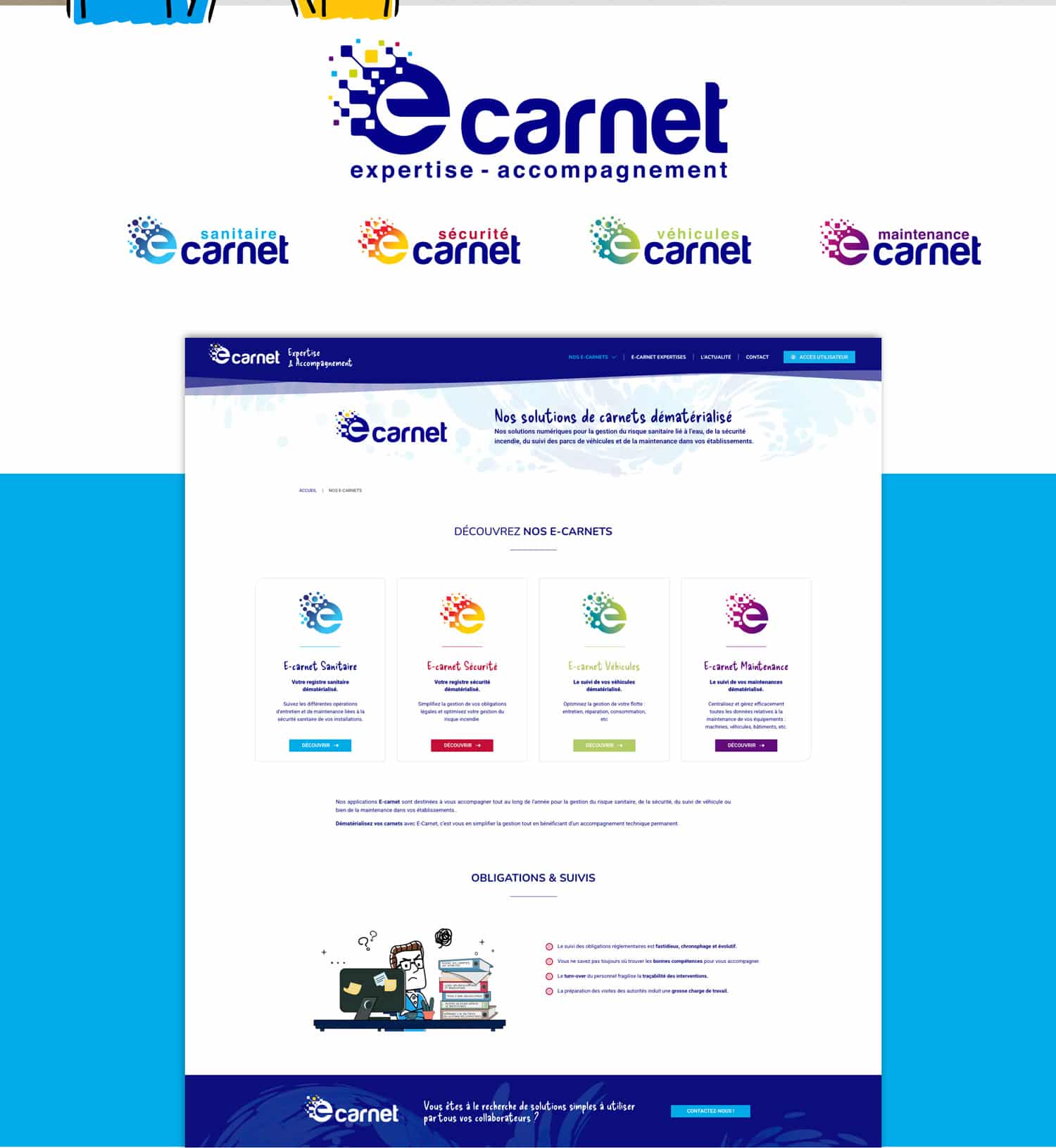 E-CARNET, réalisation Mooverflow