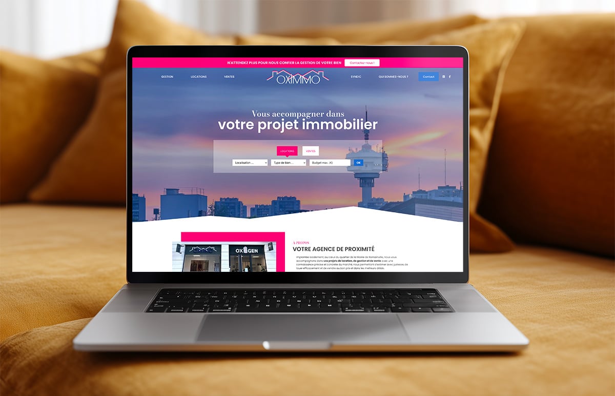 OXIMMO, réalisation Mooverflow