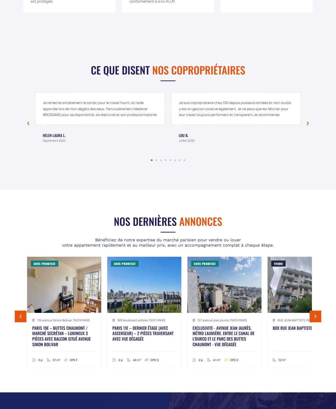 Site GID SAS, réalisation Mooverflow